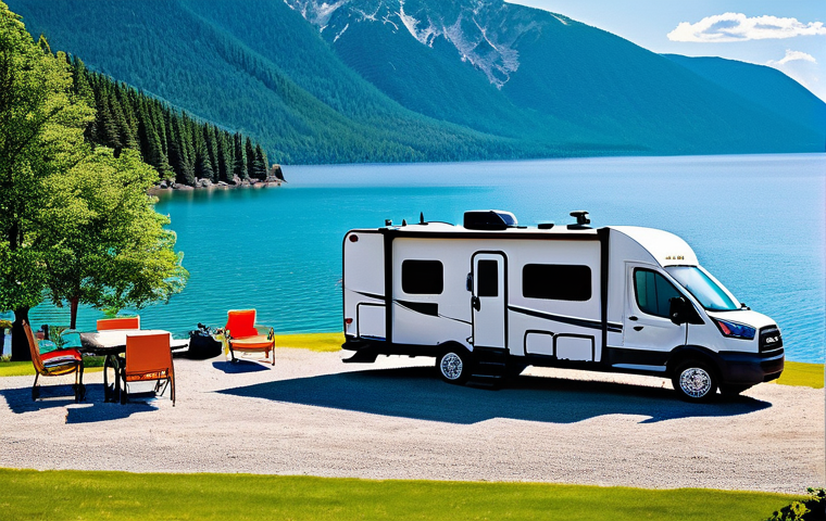 트레일러 캠핑 가이드 - **Prompt 1: Lakeside Morning with a Travel Trailer**
A serene morning scene at a picturesque lak... 트레일러 캠핑 가이드 - **Prompt 1: Lakeside Morning with a Travel Trailer**
A serene morning scene at a picturesque lak...