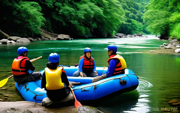 래프팅 안전 수칙 - **Prompt 2: Coordinated Teamwork on the River**
"An exhilarating, dynamic shot of a rafting team... 래프팅 안전 수칙 - **Prompt 2: Coordinated Teamwork on the River**
"An exhilarating, dynamic shot of a rafting team...